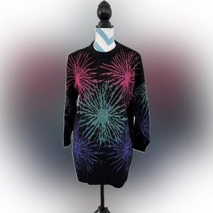 Vintage Fireworks Acrylic Sweater L/XL